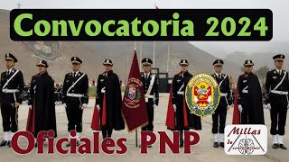 CONVOCATORIA PNP 👮‍♂️ Admisión EO Promoción 2024 [upl. by Oiled]