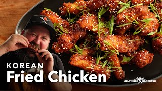 Korean Fried Chicken Thats Double Fried And Ultra Crispy [upl. by Aniad]