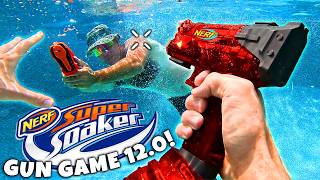 NERF GUN GAME  SUPER SOAKER EDITION 120 Nerf First Person Shooter [upl. by Nnylylloh]