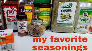 MY FAVORITE SEASONINGS  subscriber request [upl. by Jahdiel]