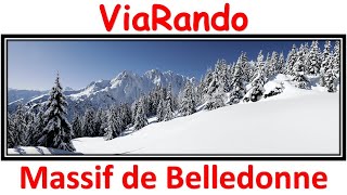 Belledonne croix de Triandou forêt du Nant et la crête de Jorgean  ViaRando [upl. by Cymbre]