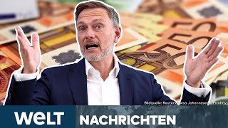 HAUSHALT Schuldenbremse bleibt angezogen Trotzdem große Kritik an Finanzminister Lindner  STREAM [upl. by Baram]