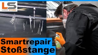 Smartrepair mit Spraydose Stoßstange  einfach und schnell  LACKSTORE [upl. by Doughman]