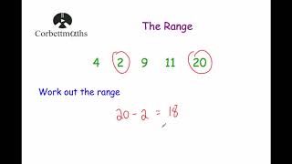 The Range  Corbettmaths [upl. by Ivana]