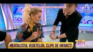 Mentalistul Simion R Ștefan trece vedetele prin clipe de infarct în platoul Acces Direct [upl. by Galitea]