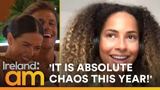 Amber Rose Gill Reacts to the Drama of this Years Love Island  Ireland AM [upl. by Anitnegra509]