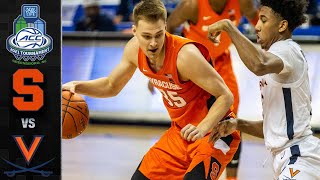 Syracuse vs Virginia 2021 ACC Mens Basketball Tournament Highlights 2021 [upl. by Champagne]