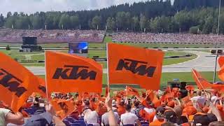 Race moto2 Austria 2024 Celestino Vietti menang mulus di kandang KTM [upl. by Zahc]