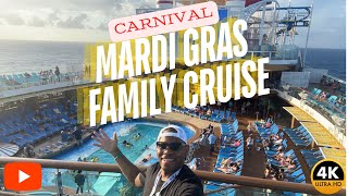 Family Cruise on Carnival Mardi Gras  Days 1 to 3  The Fun begins Cruise Vlog [upl. by Nort]