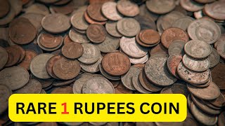 RareScare 1 Rupees Coin  Hyderabad and Noida Mint 1983 84 85 86 87 88 89 90 and 1991 [upl. by Riha]