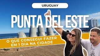 Dá pra conhecer Punta del Este em 1 dia Vem ver o que fizemos na parada MSC Lírica no Uruguai [upl. by Ellierim]