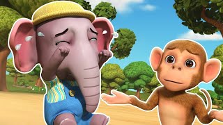 Hathi Ro Raha Tha  एक छोटा हाथी  Ek Mota Hathi  Hindi Poem For Children [upl. by Schoenfelder]