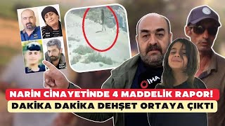 Narin cinayetinde 4 maddelik rapor Dakika dakika dehşet ortaya çıktı [upl. by Derina351]