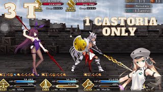 fgo scathach fest 90 Round 3  one castoria only  3 Turn Farming FateGrand Order [upl. by Leamsi315]