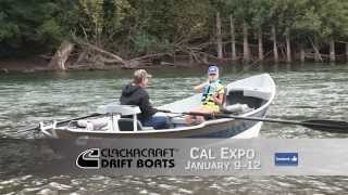 Clackacraft boats at the Sacramento ISE Show [upl. by Sivrup]