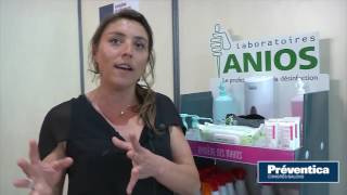 Hygiène et Sécurité 2 métiers complémentaires à Préventica  LABORATOIRES ANIOS [upl. by Wisnicki356]