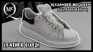 ALEXANDER MCQUEEN OG OVERSIZED SNEAKER FULL RESTORATION [upl. by Annohsal]