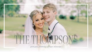 Fairytale Wedding at Green Gates Farmhouse  The Thompson’s Wedding Film [upl. by Auqenet237]