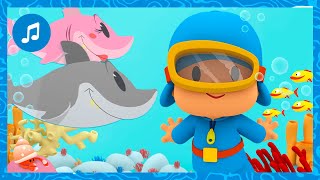 🦈 Familía Tubarão  MÚSICA INFANTIL Desenhos animados para Crianças  POCOYO [upl. by Deeas]