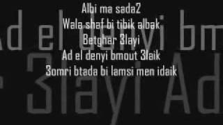 Fadl Shaker ft Elissa Juwa el rou7 09 Lyrics [upl. by Aineles932]