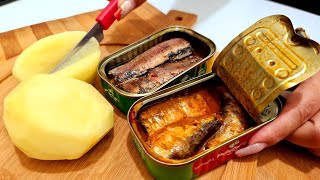 Você Sabe  Não  Então venha comigo aprender essa receita  sardinha com batata 😋 [upl. by Ayota522]