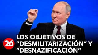 Putin y la guerra en Ucrania “Habrá paz cuando logremos nuestros objetivos” [upl. by Rodnas156]