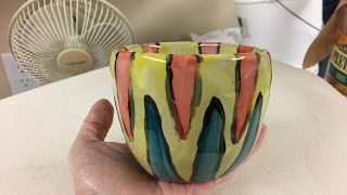 Glazing with Majolica Glazes Tips and Demonstration [upl. by Eleon]