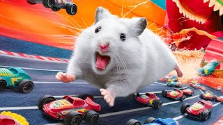 🛑 Hamster Maze with Colorful Traps 🐹 Best Compilation OF Mr Hamster 78 [upl. by Qidas]