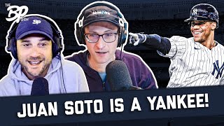 Juan Soto Officially a Yankee  The Bronx Pinstripes Show [upl. by Ringo]