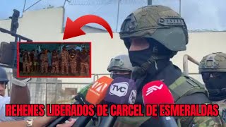 Liberan a más rehenes de la cárcel de Esmeraldas [upl. by Danuloff499]