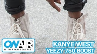 Kanye West On Adidas Yeezy 750 Boost  On Air with Ryan Seacrest [upl. by Henka]