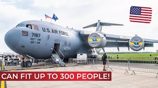 Whats INSIDE a Boeing C17 Globemaster [upl. by Ramak]