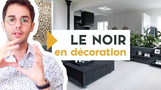 BIEN UTILISER LE NOIR EN DÉCORATION [upl. by Niamrej]