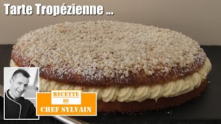 Tarte tropézienne  Recette par Chef Sylvain [upl. by Anawit]