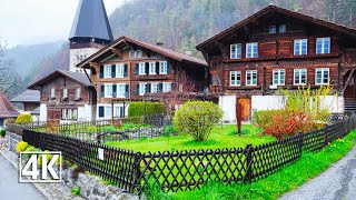 Switzerland 4K🇨🇭 Meiringen one of the top places to go in Switzerland [upl. by Anstice]