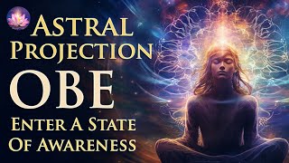 Astral Projection Guided Meditation ✨Enter A State Of Awareness Subliminal Rain Binaural Beats [upl. by Conley349]