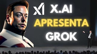 Nova IA do Elon Musk É Anunciada E Surpreende A Todos Grok AI [upl. by Konyn]