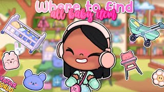 Where To Find All Baby Items In Avatar World 🌎🤩  New baby update 👶 Avatar World [upl. by Lull]