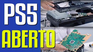 PS5 sendo DESMONTANDO INCRIVEL  Veja como é o Playstation 5 por dentro [upl. by Chilcote]