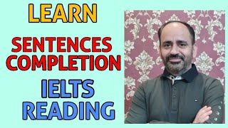 IELTS READING  SENTENCE COMPLETION [upl. by Scopp]