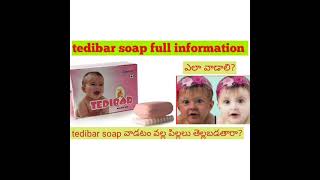 tedibar soap full information in telugu uses price composition etc [upl. by Hege]