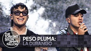 Peso Pluma LA DURANGO  The Tonight Show Starring Jimmy Fallon [upl. by Chappie]