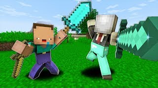 SLENDERMAN TẶNG NOOB KIẾM KIM CƯƠNG KHỔNG LỒ KHI CHƠI MINECRAFT HEXXIT TRONG MINECRAFT [upl. by Nameloc]