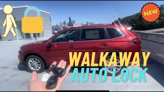 Walkaway Auto Lock How to enabledisable in 2024 amp 2025 Honda CRV EXL [upl. by Aivatan]