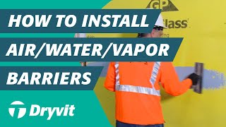 How to Install AirWaterVapor Barriers [upl. by Obeng603]