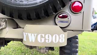 1942 WILLYS MB SLAT GRILL JEEP WW2 [upl. by Gessner781]