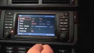 BMW 5 Series E39 169 Screen MK4  Software Update [upl. by Esma]