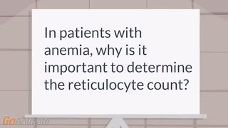 What is the importance of reticulocyte count in anemia workup [upl. by Blakelee]