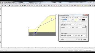 SLIDE Ejemplo Analisis de estabilidad de taludes tutorial [upl. by Merralee82]