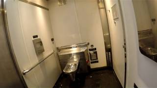 How the NYC SelfCleaning Toilet Cleans Itself  GoPro left inside [upl. by Estell]